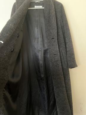 MaxMara Grey Alpaca Wool Coat 17