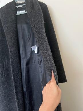 MaxMara Grey Alpaca Wool Coat 20