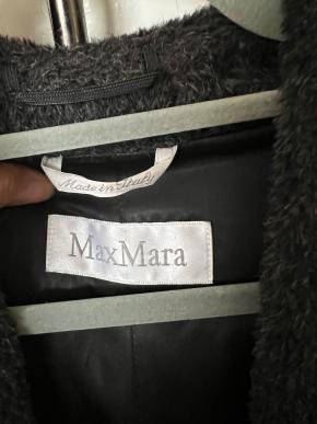 MaxMara Grey Alpaca Wool Coat 15