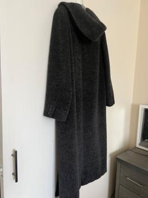 MaxMara Grey Alpaca Wool Coat 13