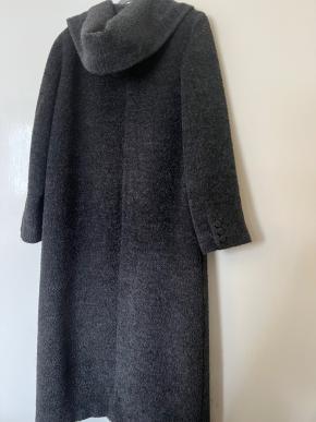 MaxMara Grey Alpaca Wool Coat 11