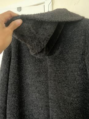 MaxMara Grey Alpaca Wool Coat 12