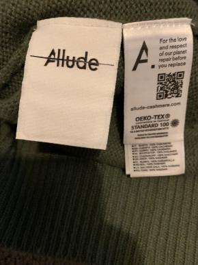 Allude Olive Green Cashmere Jumper 6