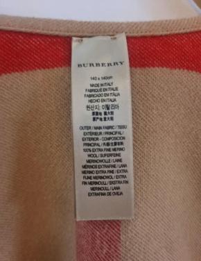 Burberry Check Wool Poncho 8