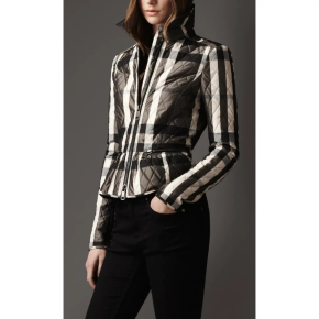 Burberry Check Peplum jacket 3
