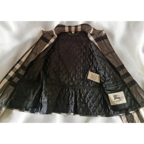 Burberry Check Peplum jacket 8