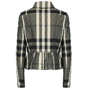 Burberry Check Peplum jacket 2