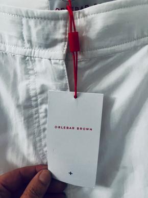 Orlebar Brown White Cotton Ladies Shorts 5