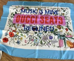 Gucci x Sony Music Collab Silk Scarf 2