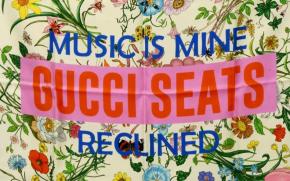 Gucci x Sony Music Collab Silk Scarf 7