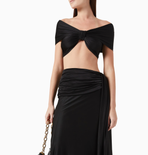 Paco Rabanne Knot Off Shoulder Top 2