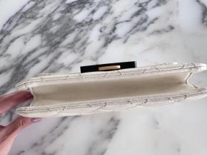 Chanel Cream Quilted Leather Shoulder Bag 10