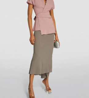 Rick Owens  Lido Midi Bias Skirt - 4