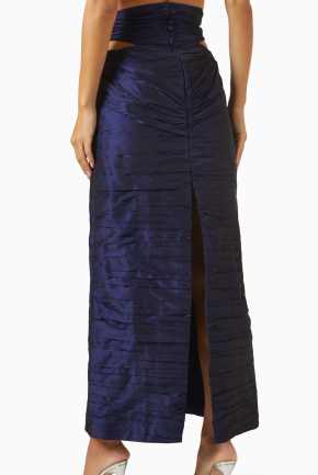 Sandra Mansour Méditerranéenne Draped Maxi Skirt 3