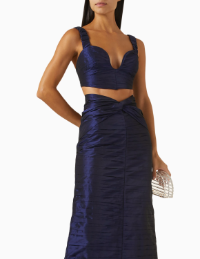 Sandra Mansour Harmonie Draped Corset Top 3