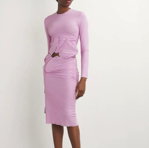 Christopher Esber Venus Looped Ruched Stretch-Jersey Top 6