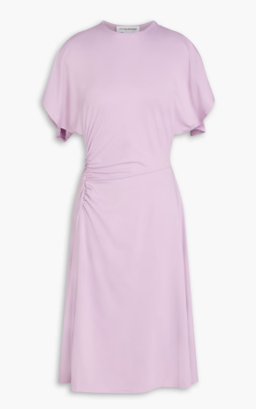 Victoria Beckham Ruched Stretch-Jersey Dress 2