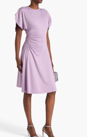 Victoria Beckham Ruched Stretch-Jersey Dress 2