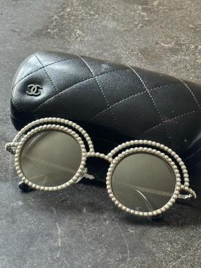 Chanel Runway Faux Pearl Sunglasses 2