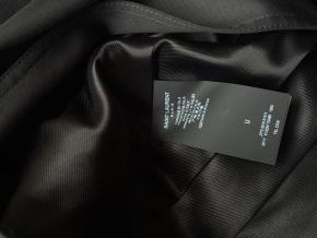 Saint Laurent Black Cotton Trench Coat 8