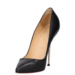 Christian Louboutin Black Leather Lipsinka Pumps 3