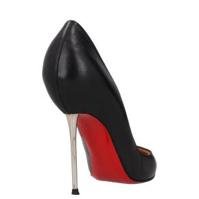 Christian Louboutin Black Leather Lipsinka Pumps 4