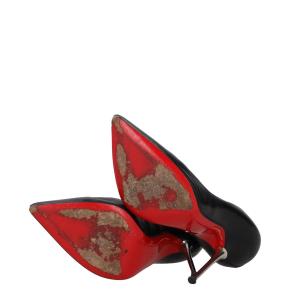Christian Louboutin Black Leather Lipsinka Pumps 8