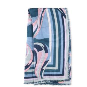 Emilio Pucci Pesci Print cashmere Blend Scarf 3