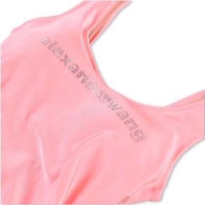 Alexander Wang Crystal Logo Maxi Dress in Stretch Athletic Blend 9