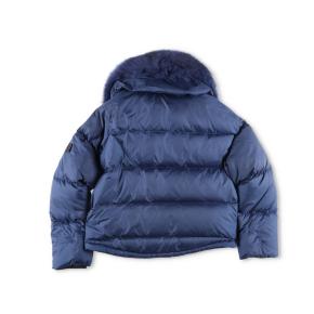 Yves Salomon Short Down Jacket With Fluffy Fox Trim 5