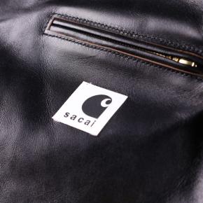 Sacai X Carhartt Wip Cotton Corduroy-Trimmed Leather Jacket 7