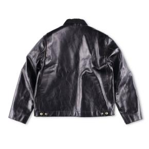 Sacai X Carhartt Wip Cotton Corduroy-Trimmed Leather Jacket 5