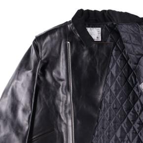 Sacai X Carhartt Wip Cotton Corduroy-Trimmed Leather Jacket 15