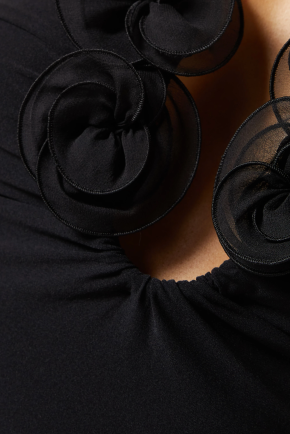 Magda Butrym Strapless Floral Appliqué Maxi Dress 5