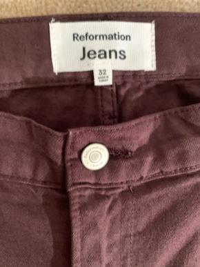 Reformation Organic Cotton Brown Jeans 5