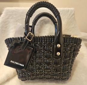 Balenciaga Black High Shine Mini Tote 2