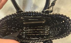 Balenciaga Black High Shine Mini Tote 3
