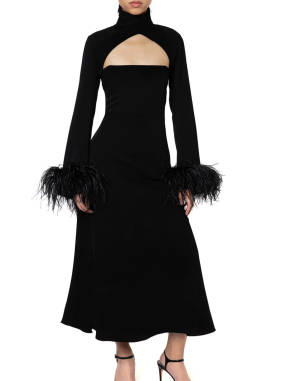 16Arlington Odessa Midi Dress in Crepe 5