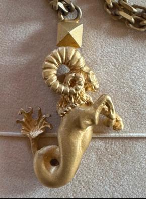 Valentino Zodiakos Collection Metal Necklace 4