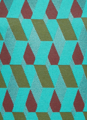 La DoubleJ Diamond-Pattern Midi Dress 5