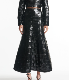 A.W.A.K.E. Mode Weaved Flared Skirt 5