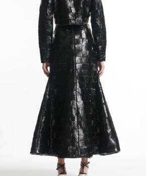 A.W.A.K.E. Mode Weaved Flared Skirt 3