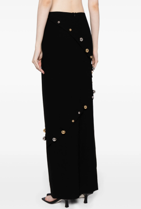 A.W.A.K.E. Mode Buttoned Pencil Skirt 3