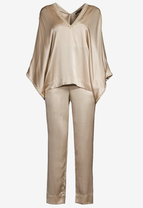 Natori Key Essentials Silk Two-Piece Pajama Set 2