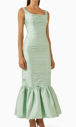 Sandra Mansour Daffodil Pleated Maxi Dress 3