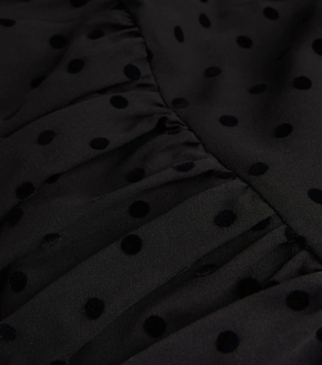 Alessandra Rich Silk Polka-Dot Mini Dress 3