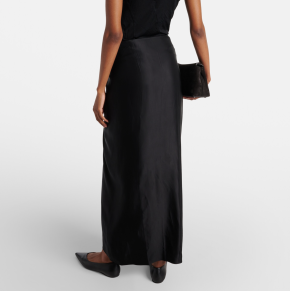 Toteme Knot-Detail Satin Maxi Skirt 4