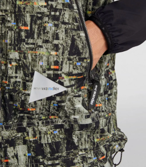 And Wander Digital Print Windbreaker Jacket 6