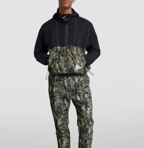 And Wander Digital Print Windbreaker Jacket 2