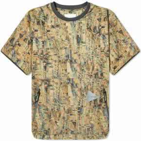 And Wander Printed Pertex Wind T-Shirt 5